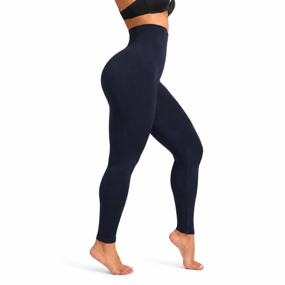 Athlemo Women High Waisted Body Shaper Leggings Shapewear Tummy Control Thigh Slimming
