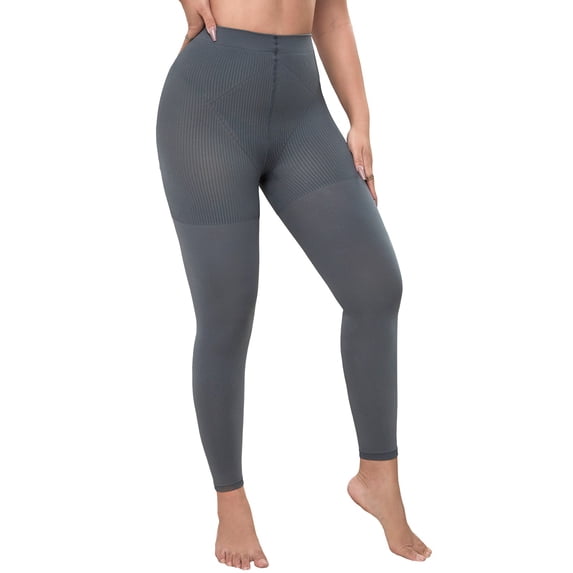 Athlemo Women's 8-15mmHg Footless Compression Pantyhose Full Length Support Stocking Tights