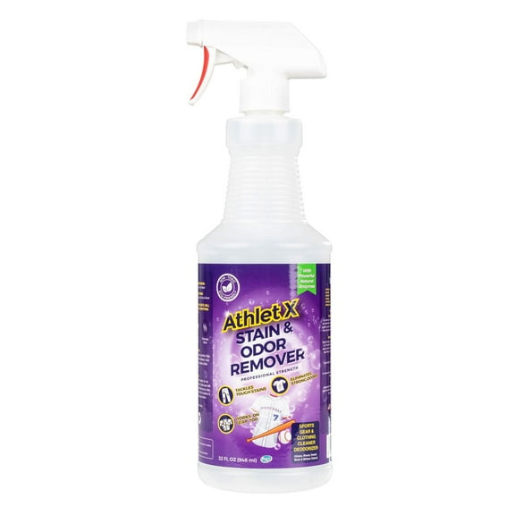 AthletX Amazing Sports Wear Stain & Odor Remover - Grass, Blood & Sweat Stains & Odors - Workout Clothes - Natural Enzymes - USA Made