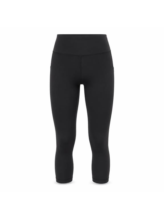 : Elation High-Waisted Black Capri Leggings (XS)