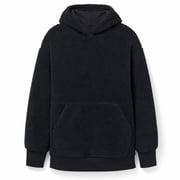 Athleta Solstice Reversible Sherpa Pullover Hoodie, Black, Women's Size S