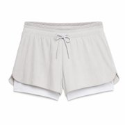 Athleta Trekkie Crest 2 IN 1 Shortie Grey, Size 10