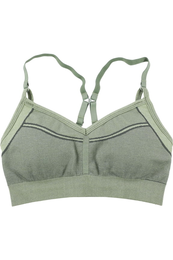 Womens Multi Tone Sports Bra, Green, X-Small