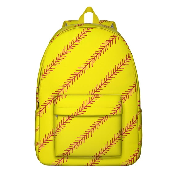 Athlete Backpack Featuring Team and Ball Design, Oxford Build with Spacious Storage and S‑Shaped Straps, Great for Travel or Gifting