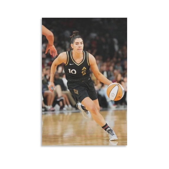 Athlete Kelsey Plum Poster Room Aesthetic Poster Print Art Wall Painting Canvas Posters Gifts Modern Bedroom Decor 12x18inch(30x45cm)