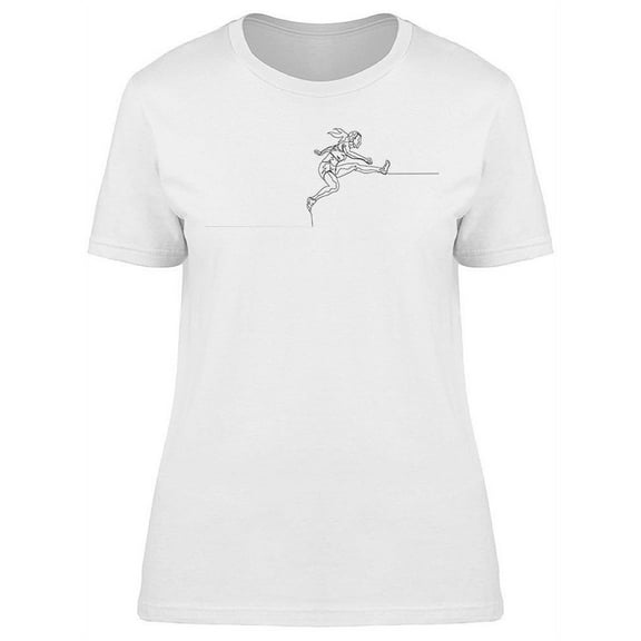 Athlete Long Jump T-Shirt Women -Image by Shutterstock, Female Large