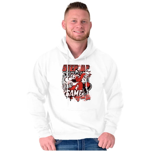 Athlete Popeye Step Up Your Game Men Big & Tall Graphic Hoodie Brisco Brands 3X