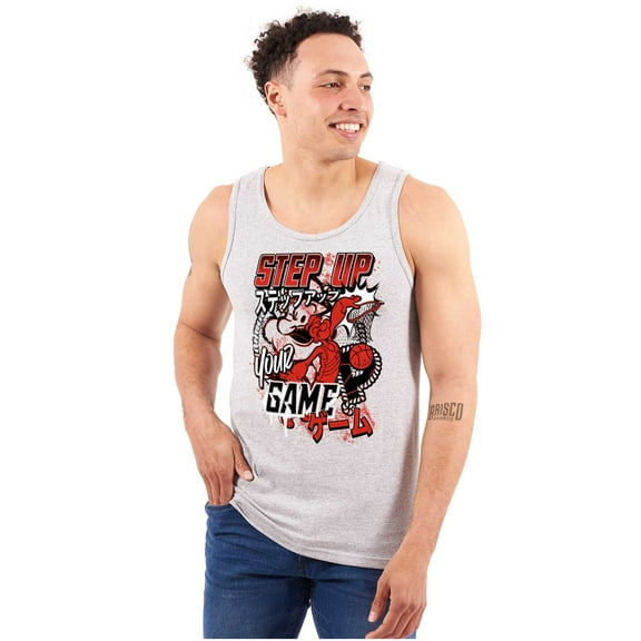 Athlete Popeye Step Up Your Game Tank Top Sleeveless Tee Men Brisco Brands S