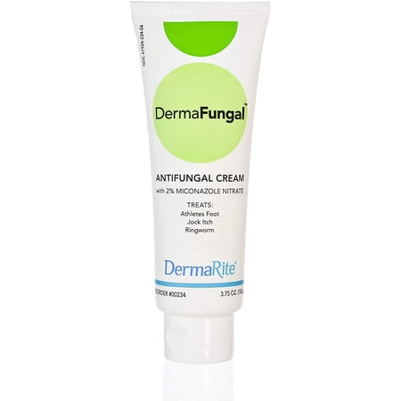 Athlete’s Foot Antifungal Cream - Treats Jock Itch, Ringworm and Dry Itchy Skin - 2% Miconazole Nitrate – Latex Free, Dermatologist Tested, 3.75...