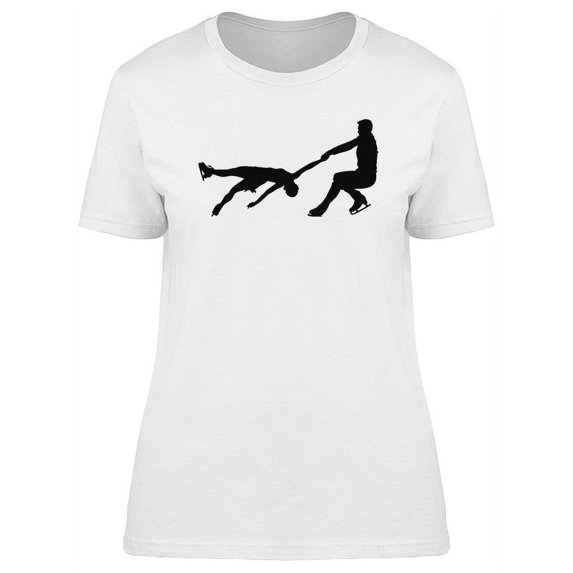 Athletes Figure Skaters T-Shirt Women -Image by Shutterstock, Female Medium
