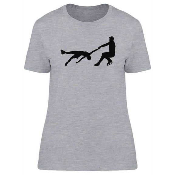 Athletes Figure Skaters T-Shirt Women -Image by Shutterstock, Female Small