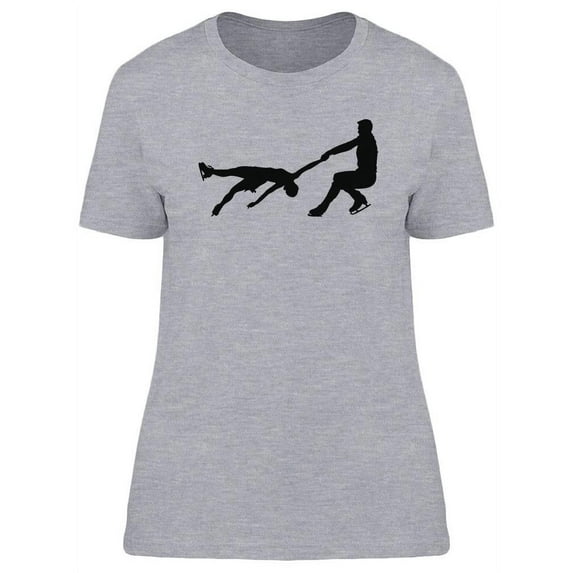 Athletes Figure Skaters T-Shirt Women -Image by Shutterstock, Female XX-Large