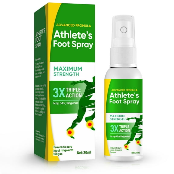 Athletes Foot Spray, Antifungal Spray Athletes Foot Treatment, Anti Fungal Treatment for Feet Itchy, Sweating, Peeling and Blisters, Natural Ingredients Foot Fungal Spray for Tinea Pedis