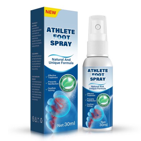 Athletes Foot Spray - Natural & Effective Athletes Foot Treatment for Relief Itching Foot Skin and Odor, 30ml