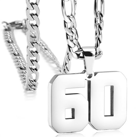Athletes sports 0-99 number necklaces, age Necklace Pendants,for Women and men,for Ice Hockey Basketball Football Baseball Team Number Necklaces Sport Athlete Jewelry Gift,birthday present