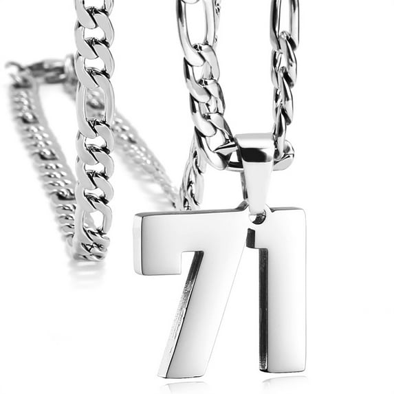 Athletes sports 0-99 number necklaces, age Necklace Pendants,for Women and men,for Ice Hockey Basketball Football Baseball Team Number Necklaces Sport Athlete Jewelry Gift,birthday present