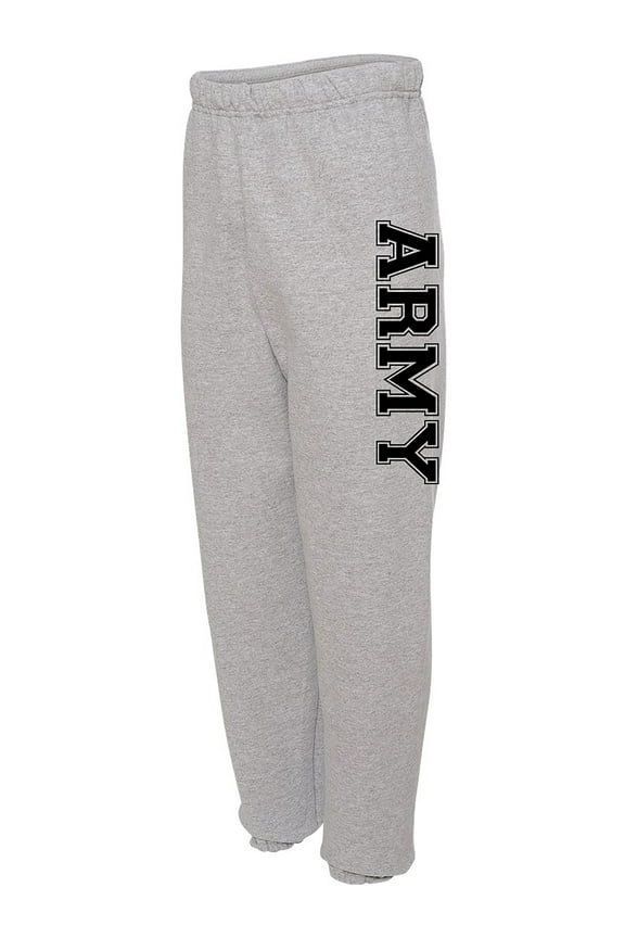 Athletic ARMY Sweat Pants in Sport Grey