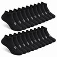 thumbnail image 1 of Athletic Ankle Socks for Adults 10 Pairs, Cushioned Comfort Socks, Breathable Mesh for Training & Everyday Wear, Size Small, 1 of 6