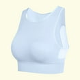 thumbnail image 1 of Athletic Bras Dgankt Women's Non-marking Comfortable Tank Top Breathable Gathering Sports Bra Women's Underwear, 1 of 4