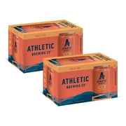 Athletic Brewing Company Free Wave Hazy Ipa, Craft Non-Alcoholic Beer, 12 fl oz Cans, 12 Pack, 0.5% ABV