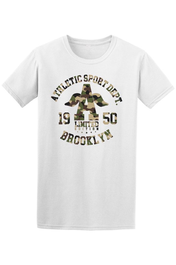 Athletic Brooklyn Camouflage T-Shirt Men -Image by Shutterstock, Male XX-Large