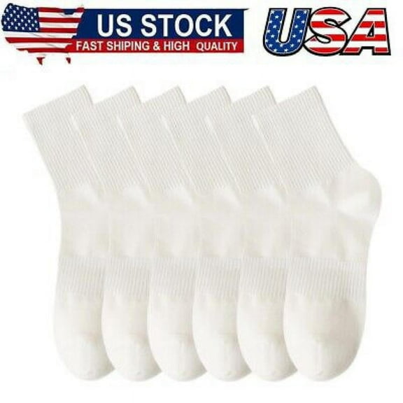 Athletic Cotton Quarter Crew Socks,Moisture Wicking Odor Control Arch Support