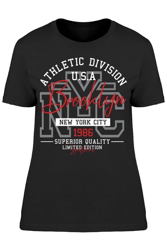 Athletic Division Brooklyn Usa T-Shirt Women -Image by Shutterstock, Female Medium