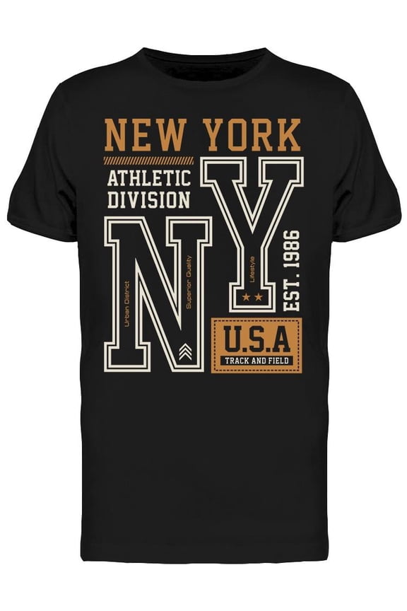 Athletic Division, Ny T-Shirt Men -Image by Shutterstock, Male XX-Large