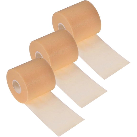Athletic Foam Underwrap Tape - 3 Pieces Wrap Tape For Sports Injuries