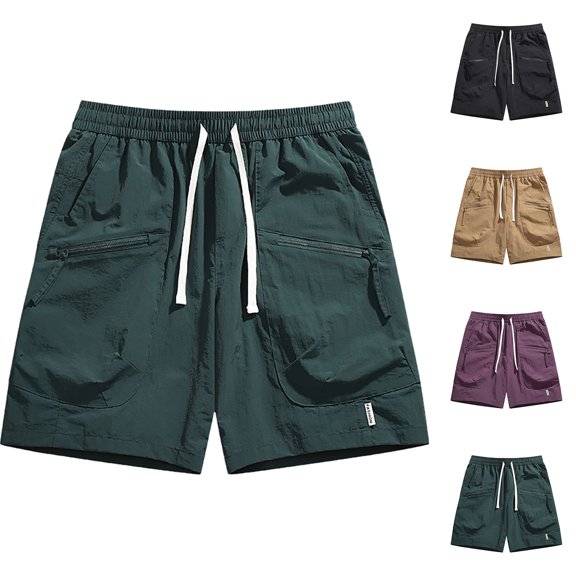 Athletic Gym Mens Shorts Lightweight Outdoor Work Shorts for Men Casual Work Hiking Shorts Quick Dry Loose-Fit Athletic Shorts Gym Workout Shorts for Men