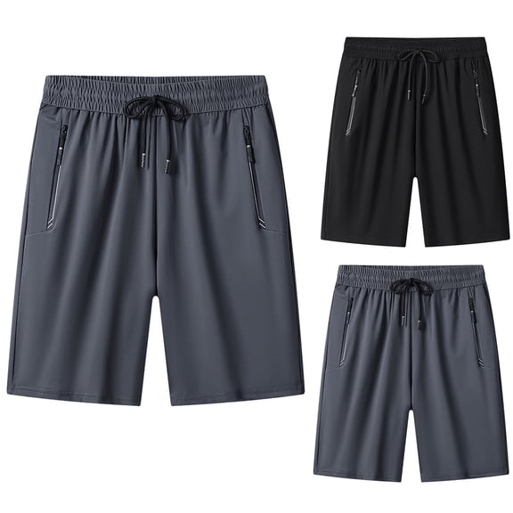 Athletic Gym Mens Shorts Men's Workout Gym Shorts Athletic Shorts Casual Work Hiking Shorts Summer Beach Shorts with Pockets Activewear Workout Shorts for Men