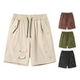thumbnail image 1 of Athletic Gym Mens Shorts Mens Workout Athletic Shorts Hiking Shorts Casual Work Flat Front Shorts Quick Dry Loose-Fit Athletic Shorts Gym Workout Shorts for Men, 1 of 7