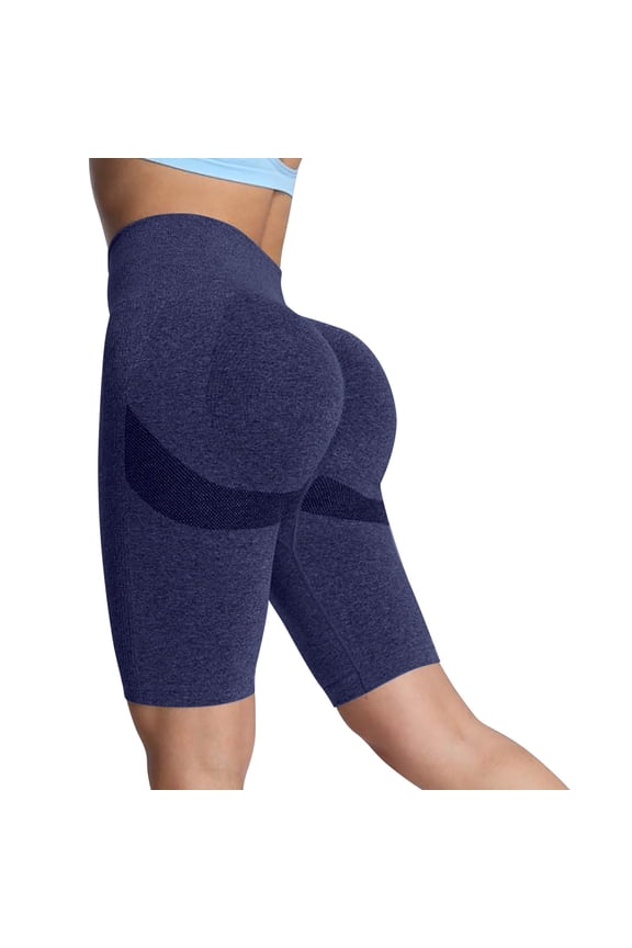 Athletic Gym Shorts for Womens 5 Inch Quick Dry Gym Workout Shorts Tummy Control Hip Lift Yoga Shorts Knee Length Leggings Light Breathable Beach Sweatpant Sporty Workout Shorts 2025