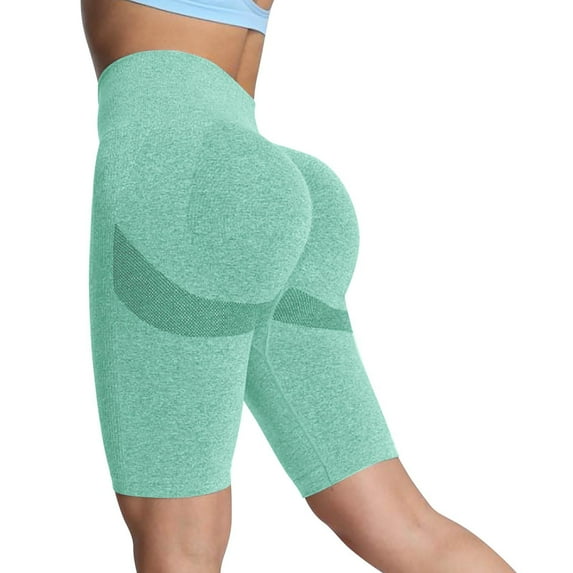 Athletic Gym Shorts for Womens 5 Inch Quick Dry Gym Workout Shorts Tummy Control Hip Lift Yoga Shorts Knee Length Leggings Light Breathable Beach Sweatpant Sporty Workout Shorts 2025