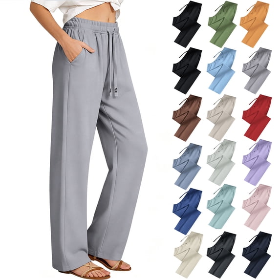 Athletic Jogger Pants for Women Solid Color Breathable Quick Dry Camping Fishing Running Athletic Active Jogger Pant 4XL
