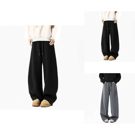 Athletic Joggers - Comfortable Breathable Sweatpants with Pockets and Elastic Waistband for Outdoor Running