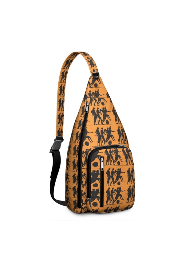 Athletic Journey Sling Backpack - Water-resistant Shoulder Bag for Baseball, Soccer & Competition Gear