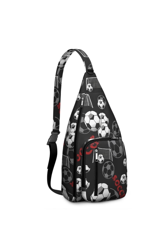 Athletic Journey Sling Backpack - Water-resistant Shoulder Bag for Baseball, Soccer & Competition Gear