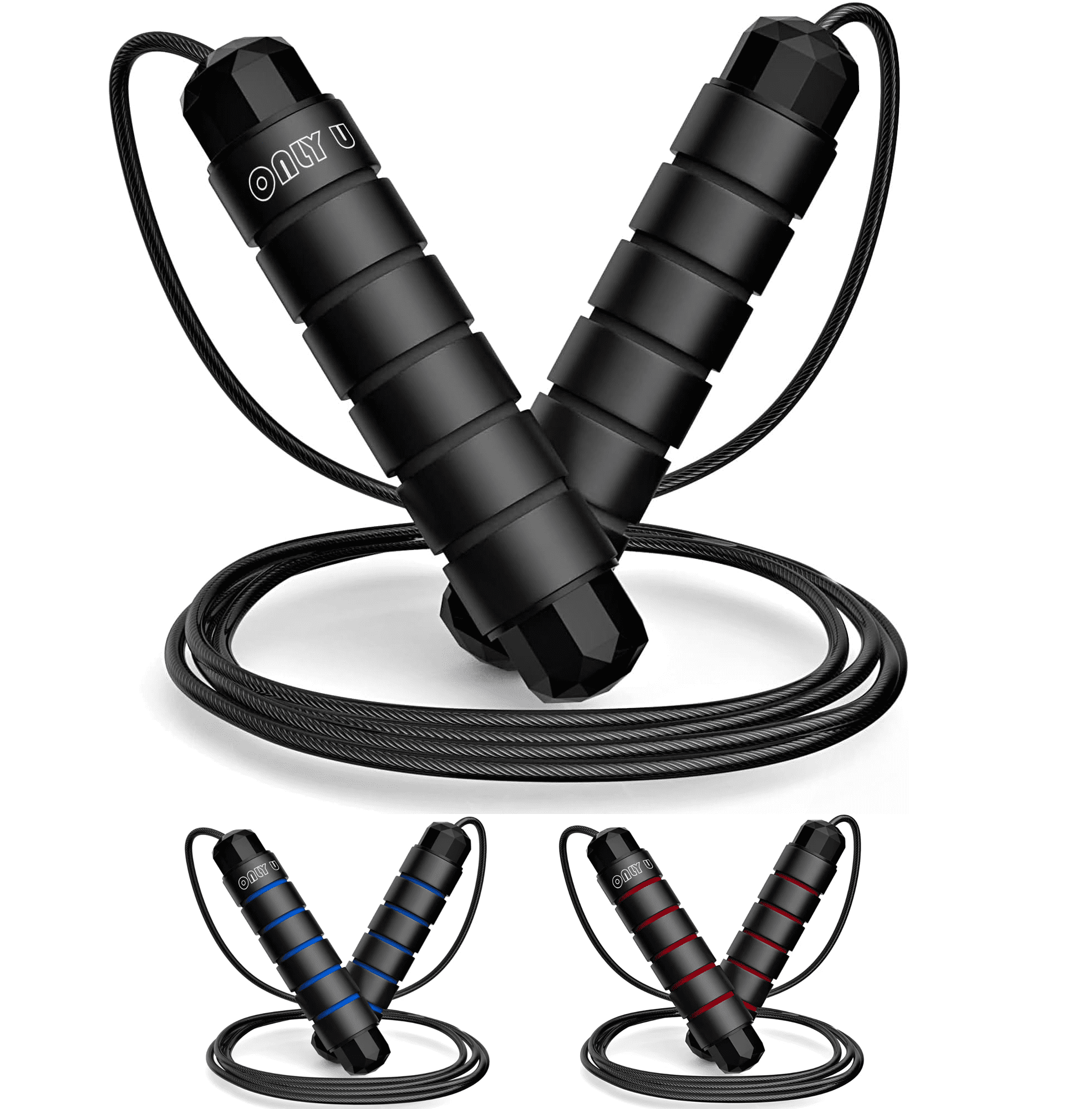 Athletic Jump Rope Adjustable 9-Foot Jumping Rope with Soft Grip for At ...