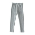 thumbnail image 1 of Athletic Leggings for Girls New Toddler Kids Leggings Comfortable Leggings for Girls Cotton Leggings Softness and Breathability Trousers Kids Leggings Gray 2 Years, 1 of 9