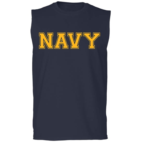 Athletic "NAVY" Adult Sleeveless Tee