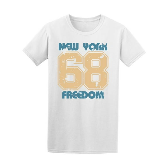 Athletic New York Freedom 68 T-Shirt Men -Image by Shutterstock, Male Large