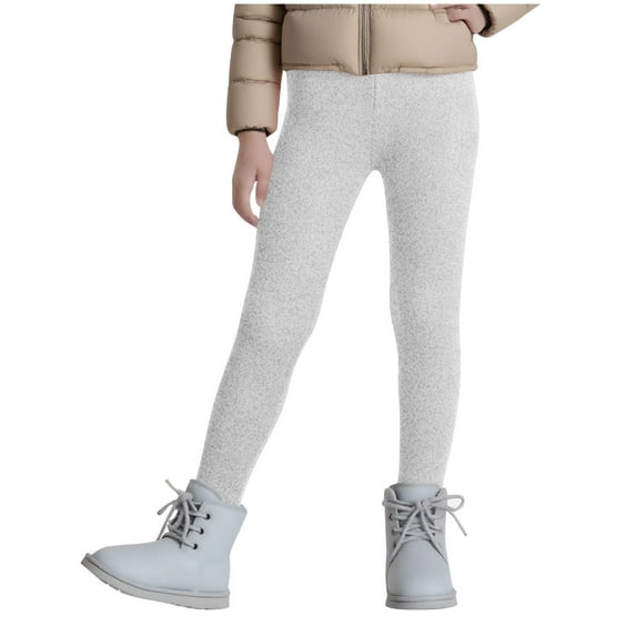 Xugsiok Athletic Pants for Children Elastic Waist Yoga Pants Solid Lightly Comfortable Stretchy Jogger Pants Fashion Casual Long Pants Size 3-13Y for Kids Running Workout