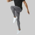 thumbnail image 1 of Athletic Pants for Men High Waisted Compression Shapewear Leggings Trousers Mens Casual Solid Stretchy Slim Quick-Drying Yoga Running Pant, 1 of 8