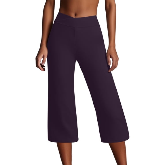Athletic Pants for Women Plus Size Pull on Pants Casual Wide Leg Yoga Pants Leggings for Workout Running Athletic Activewear