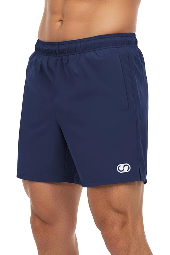 Men's Adult Activewear Shorts M Navy