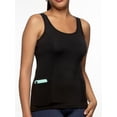 thumbnail image 1 of Athletic Pocket Tank Top | Athleisure Top for Women | Felina (Black, Small), 1 of 3