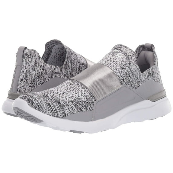 Athletic Propulsion Labs (APL) Techloom Bliss (Unisex, Heather Grey/White/White, 10.5, Medium/B)