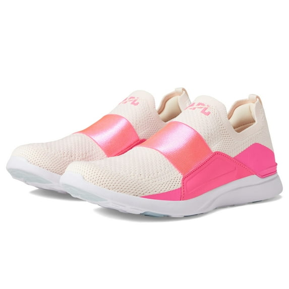 Athletic Propulsion Labs (APL) Techloom Bliss (Womens, Creme/Fusion Pink/White, 6, Medium)