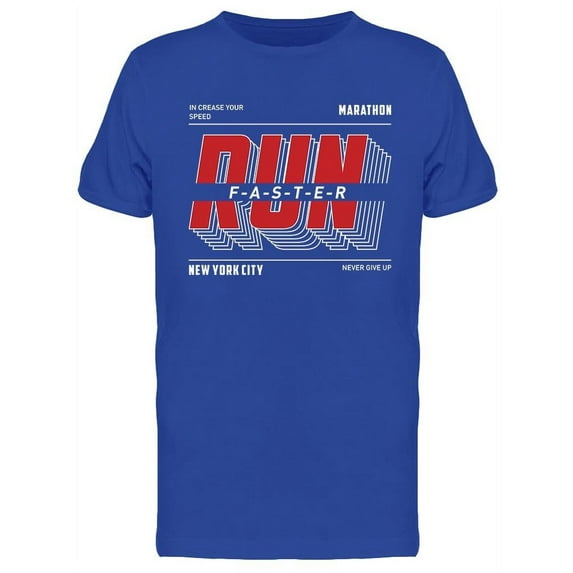 Athletic Run Sport T-Shirt Men -Image by Shutterstock, Male 3X-Large